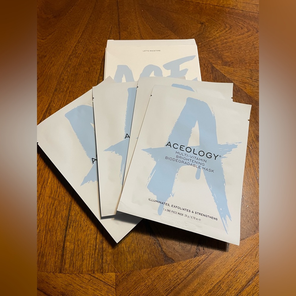 Aceology Multi-Vitamin Brightening Mask 4 Pieces